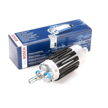 Genuine Bosch 0580464200 Inline Fuel Pump - 200+LPH, 6AN Fittings, E85 Compatible